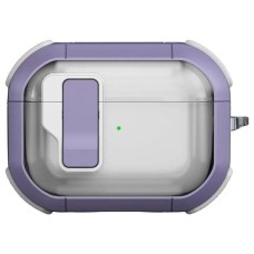Чохол Apple AirPods Pro, Epik Locking Button, Light Purple, Фіолетовий