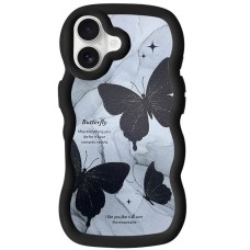Чохол Apple iPhone 16, Epik Cloudy Pictures, Butterflies, Малюнок