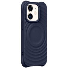 Чехол Apple iPhone 11, Epik Orbit, MagSafe, Dark Blue, Синий