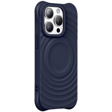 Чохол Apple iPhone 13 Pro, Epik Orbit, Dark Blue, MagSafe, Синій