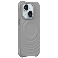 Чехол Apple iPhone 15, Epik Orbit, MagSafe, Dark Grey, Серый