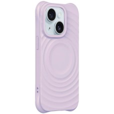 Чехол Apple iPhone 15, Epik Orbit, MagSafe, Dasheen, Сиреневый