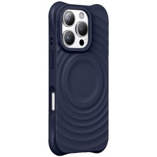 Чохол Apple iPhone 16 Pro, Epik Orbit, Dark Blue, MagSafe, Синій