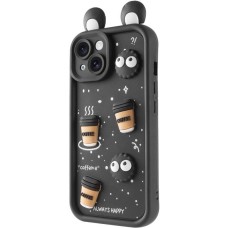 Чехол Apple iPhone 15, Epik Toys Case, Черный