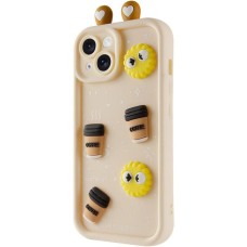 Чехол Apple iPhone 15, Epik Toys Case, Sand, Бежевый