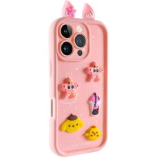 Чохол Apple iPhone 16 Pro, Epik Toys Case, Light Pink, Рожевий