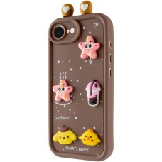 Чохол Apple iPhone 16e, Epik Toys Case, Коричневий
