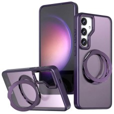 Чохол Samsung S721 Galaxy S24 FE, Epik Aura Fold, MagSafe, Фіолетовий