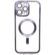 Чехол Apple iPhone 16 Pro, BeCover Chrome Case, MagSafe, Фиолетовый