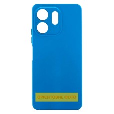 Чохол Samsung S721 Galaxy S24 FE, GETMAN Liquid Silk, Royal Blue, Синій