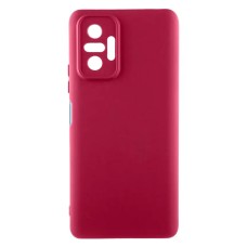 Чохол Xiaomi Redmi Note 10 Pro, Redmi Note 10 Pro Max, GETMAN Liquid Silk, Marsala, Бордовий
