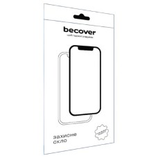 Захисне скло Tecno Spark Go 1, BeCover, Чорний
