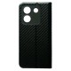 Чехол-книжка Samsung A065 Galaxy A06, Carbon Case, Черный