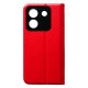 Чохол-книжка Samsung Galaxy A26 5G, Carbon Case, Червоний