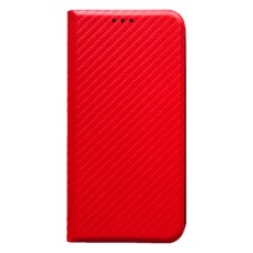 Чохол-книжка Samsung Galaxy A36 5G, Galaxy A56 5G, Carbon Case, Червоний