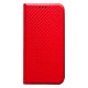 Чохол-книжка Xiaomi Redmi Note 14, Carbon Case, Червоний