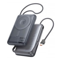 Павербанк (Power Bank) Hoco Q43, 10000 mAh, Серый
