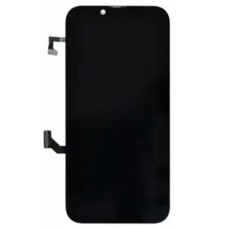 Дисплей Apple iPhone 16e, (High quality), з рамкою, з сенсором, Чорний