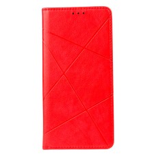 Чохол-книжка Xiaomi Redmi Note 11, Redmi Note 11S, Business Leather, Червоний