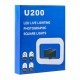 LED лампа U200, Чорний
