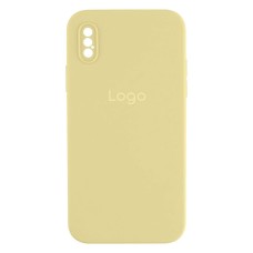 Чохол Apple iPhone X, iPhone XS, Original Soft Case, Cream Yellow, Жовтий