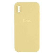 Чохол Apple iPhone XS Max, Original Soft Case, Cream Yellow, Жовтий