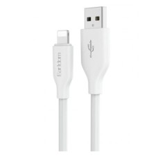 USB кабель Earldom EC-175i Apple iPhone SE 2022, iPhone 14 Pro Max, iPhone 14 Plus, iPhone 14 Pro, iPhone 14, iPhone 13 Pro, iPhone 13 Mini, iPhone 13, iPhone 13 Pro Max, iPhone 12 Mini, iPhone 12 Pro Max, Lightning, 1.0 м., Белый