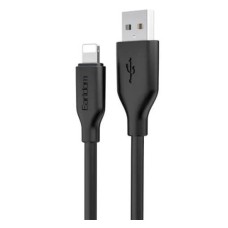 USB кабель Earldom EC-175i Apple iPhone SE 2022, iPhone 14 Pro Max, iPhone 14 Plus, iPhone 14 Pro, iPhone 14, iPhone 13 Pro, iPhone 13 Mini, iPhone 13, iPhone 13 Pro Max, iPhone 12 Mini, iPhone 12 Pro Max, Lightning, 1.0 м., Черный