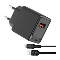 Сетевое зарядное устройство Earldom ES-EU45L Apple iPhone SE 2022, iPhone 14 Pro Max, iPhone 14 Plus, iPhone 14 Pro, iPhone 14, iPhone 13 Pro, iPhone 13 Mini, iPhone 13, iPhone 13 Pro Max, iPhone 12 Mini, iPhone 12 Pro Max, iPhone 12 Pro, с кабелем, Light