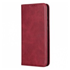 Чохол-книжка Xiaomi Poco X7, Redmi Note 14 Pro 5G, Leather Case Fold, Dark Red, Червоний
