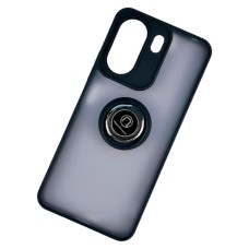 Чохол Xiaomi Poco X7, Redmi Note 14 Pro 5G, TOTU Ring Series Matte Magnet, Чорний
