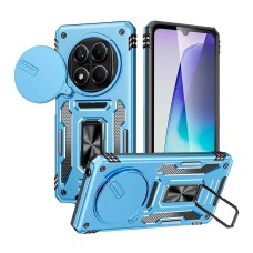 Чохол Xiaomi Redmi Note 14 Pro 4G, Epik Camshield Army Ring, Light Blue, Блакитний