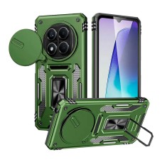 Чохол Xiaomi Redmi Note 14 Pro 4G, Epik Camshield Army Ring, Army Green, Оливковий