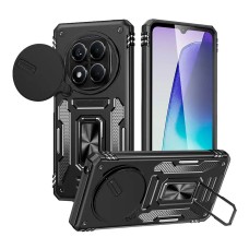 Чохол Xiaomi Redmi Note 14 Pro 4G, Epik Camshield Army Ring, Чорний