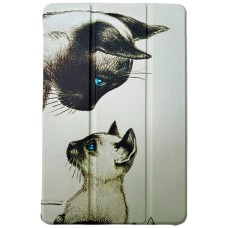 Чохол-книжка Samsung X115 Galaxy Tab A9, BeCover Smart Case, Cat, Малюнок