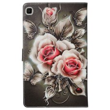 Чохол-книжка Samsung P620 Galaxy Tab S6 Lite, P625 Galaxy Tab S6 Lite, P627 Galaxy Tab S6 Lite, BeCover Smart Case, Black Rose, Малюнок