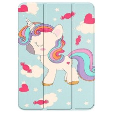 Чохол-книжка Apple iPad Pro 13 2024, BeCover Smart, Unicorn, Малюнок