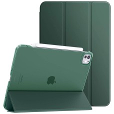 Чохол-книжка Apple iPad Pro 11 2024, BeCover Tri Fold Hard, Dark Green, Зелений