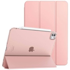 Чохол-книжка Apple iPad Pro 11 2024, BeCover Tri Fold Hard, Рожевий