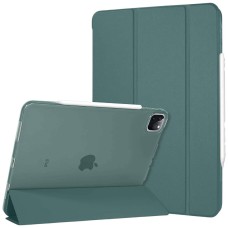 Чохол-книжка Apple iPad PRO 12.9 2022, iPad Pro 12.9 2020, iPad Pro 12.9 2021, BeCover Tri Fold Hard, Dark Green, Зелений