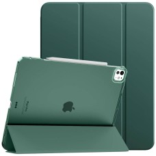 Чохол-книжка Apple iPad Pro 13 2024, BeCover Tri Fold Hard, Dark Green, Зелений