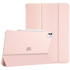 Чохол-книжка Apple iPad Pro 13 2024, BeCover Tri Fold Hard, Рожевий
