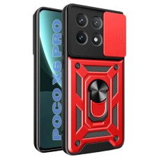 Чохол Xiaomi Poco X6 Pro 5G, BeCover Military, Червоний