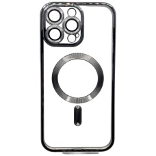 Чехол Apple iPhone 16 Pro Max, BeCover Chrome Case, MagSafe, Черный