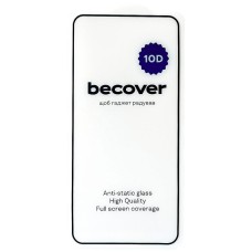 Захисне скло OPPO Narzo N53, Realme C51, Realme C53, BeCover, 10D, Чорний