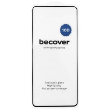 Захисне скло Tecno Pova 6 Neo, BeCover, 10D, Чорний