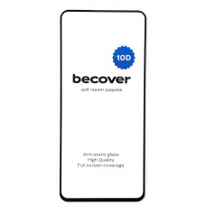 Захисне скло Tecno Spark 20 Pro, BeCover, 10D, Чорний