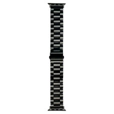Ремінець Apple Watch 38, Watch 40, Metal Watch Design 1, Чорний