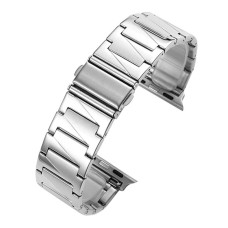 Ремінець Apple Watch 38, Watch 40, Metal Watch Design 12, Срібний