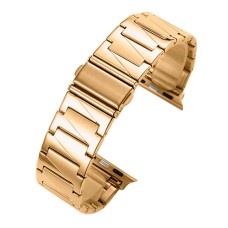 Ремінець Apple Watch 38, Watch 40, Metal Watch Design 12, Золотий